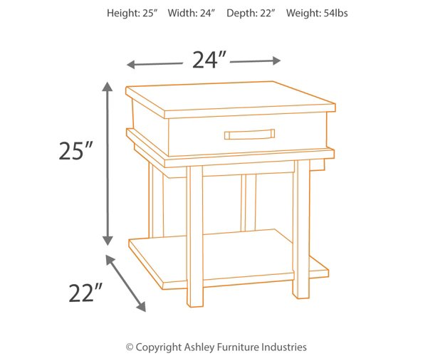Stanah End Table - Half Price Furniture