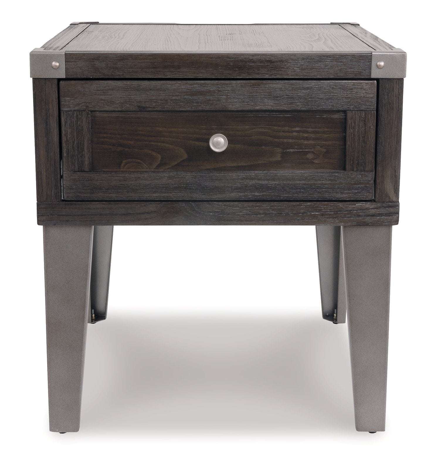 Todoe End Table with USB Ports & Outlets - Half Price Furniture