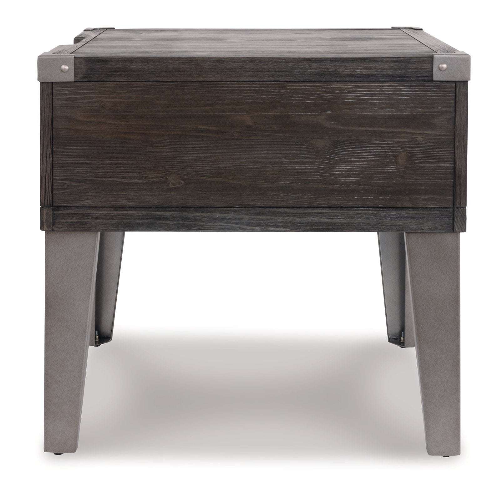 Todoe End Table with USB Ports & Outlets - Half Price Furniture