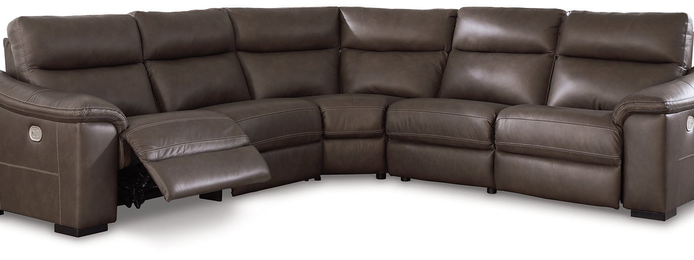 Salvatore Power Reclining Sectional Half Price Furniture
