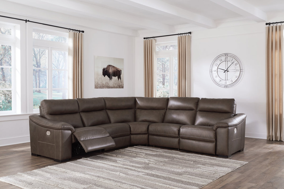 Salvatore Power Reclining Sectional - Half Price Furniture