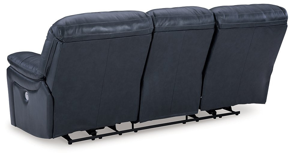 Leesworth Power Reclining Sofa Half Price Furniture
