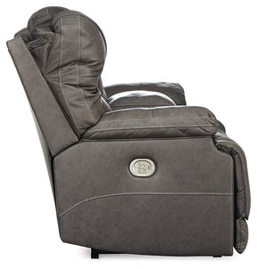 Wurstrow Power Reclining Loveseat with Console - Half Price Furniture