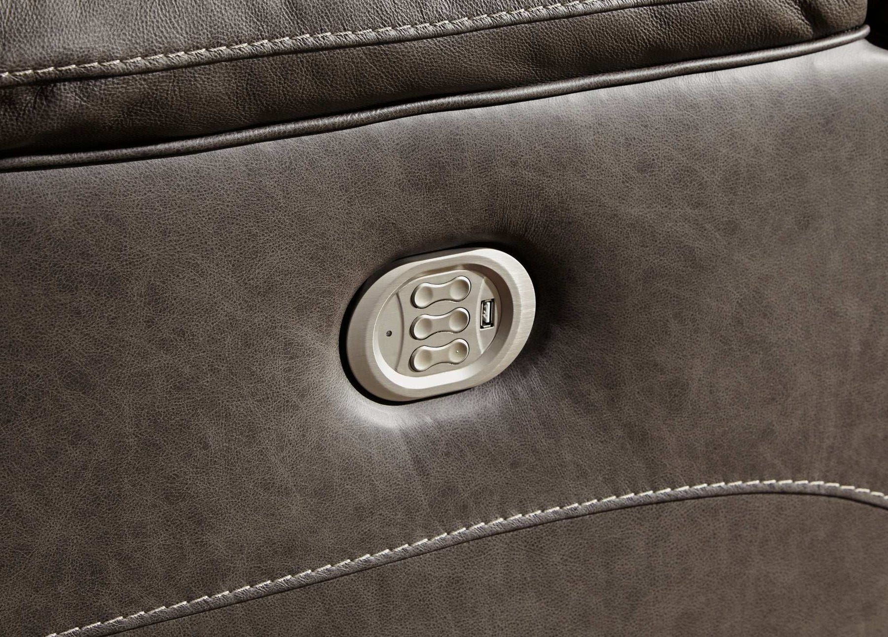 Wurstrow Power Reclining Loveseat with Console Half Price Furniture