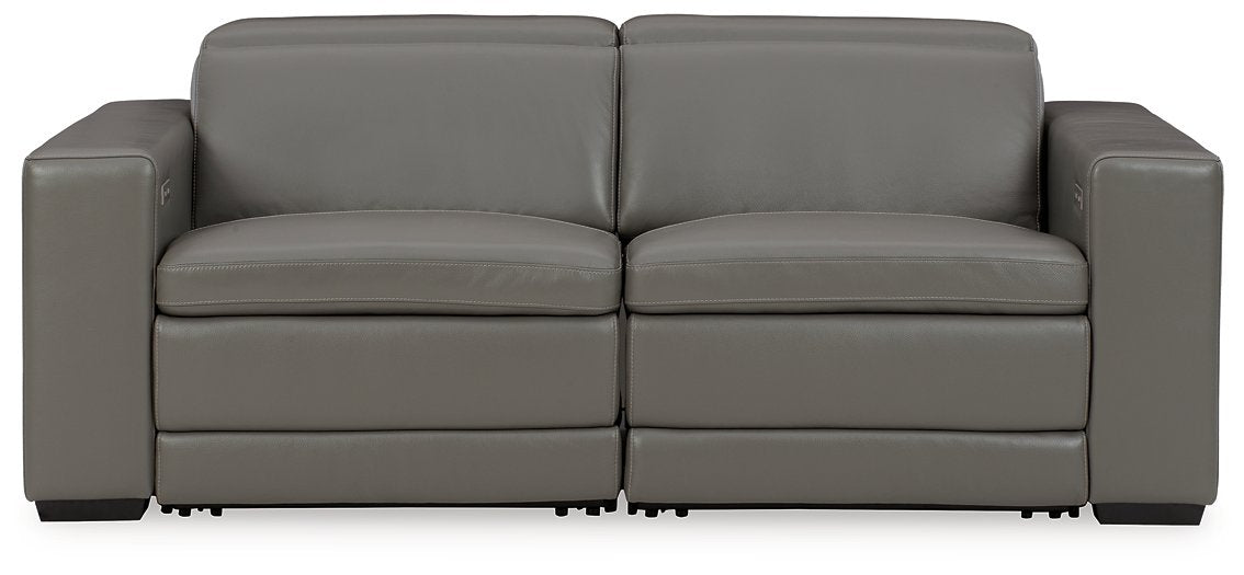 Texline Power Reclining Sectional  Half Price Furniture