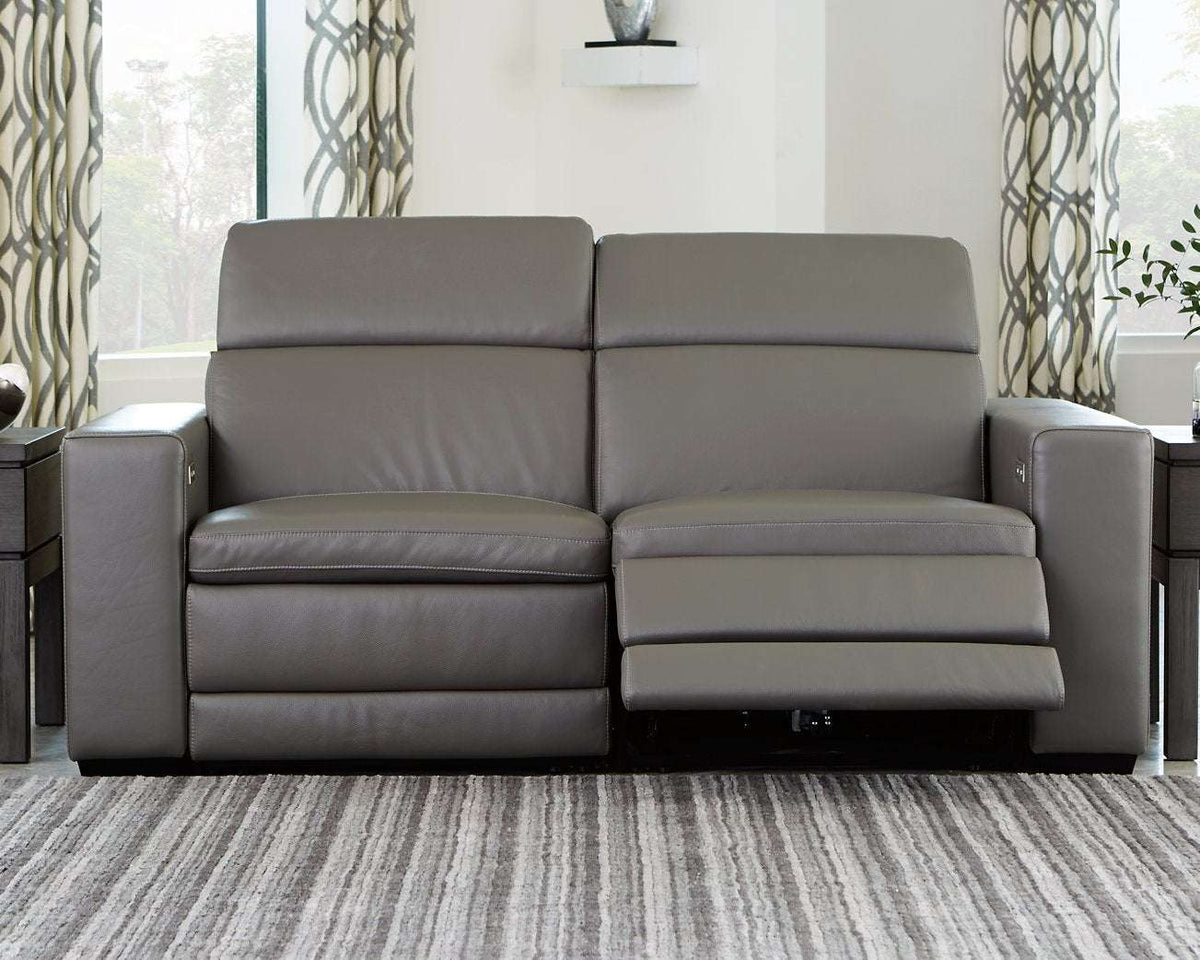 Texline Power Reclining Sectional Half Price Furniture