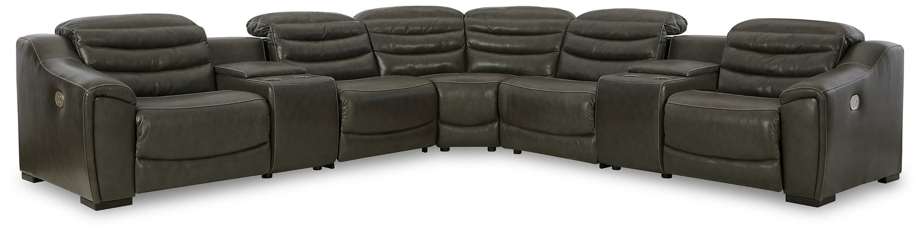 Center Line Power Reclining Sectional - Half Price Furniture