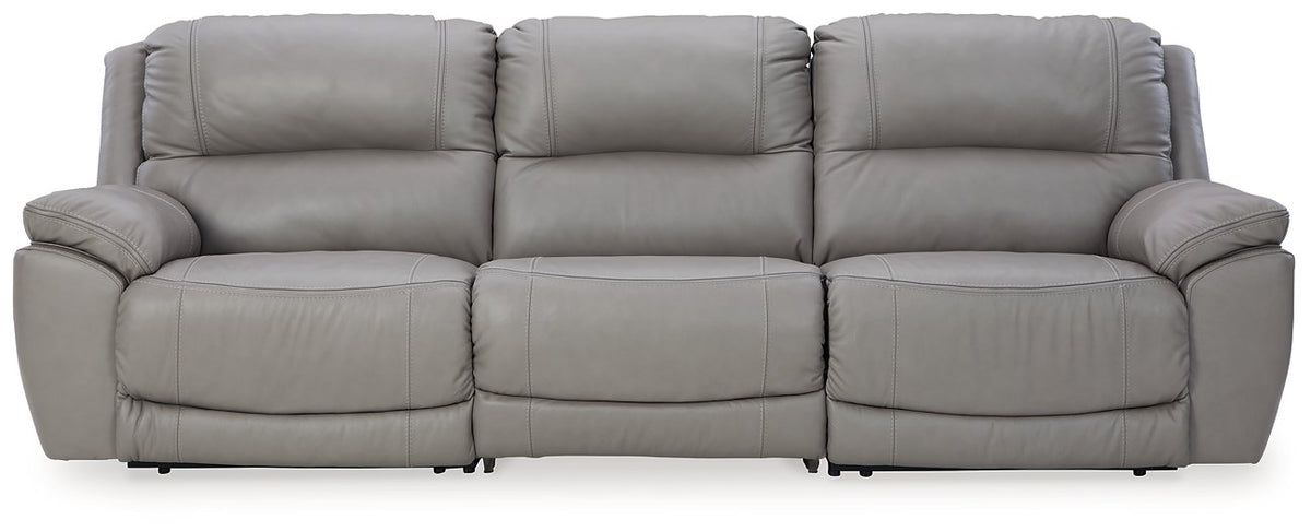 Dunleith 3-Piece Power Reclining Sectional Sofa  Half Price Furniture