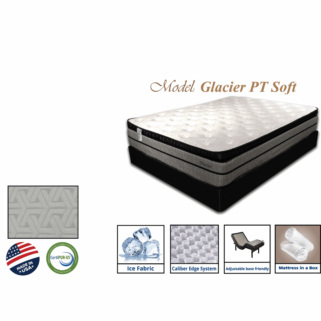 Glacier Pillow Top Mattress for Ultimate Comfort and Support