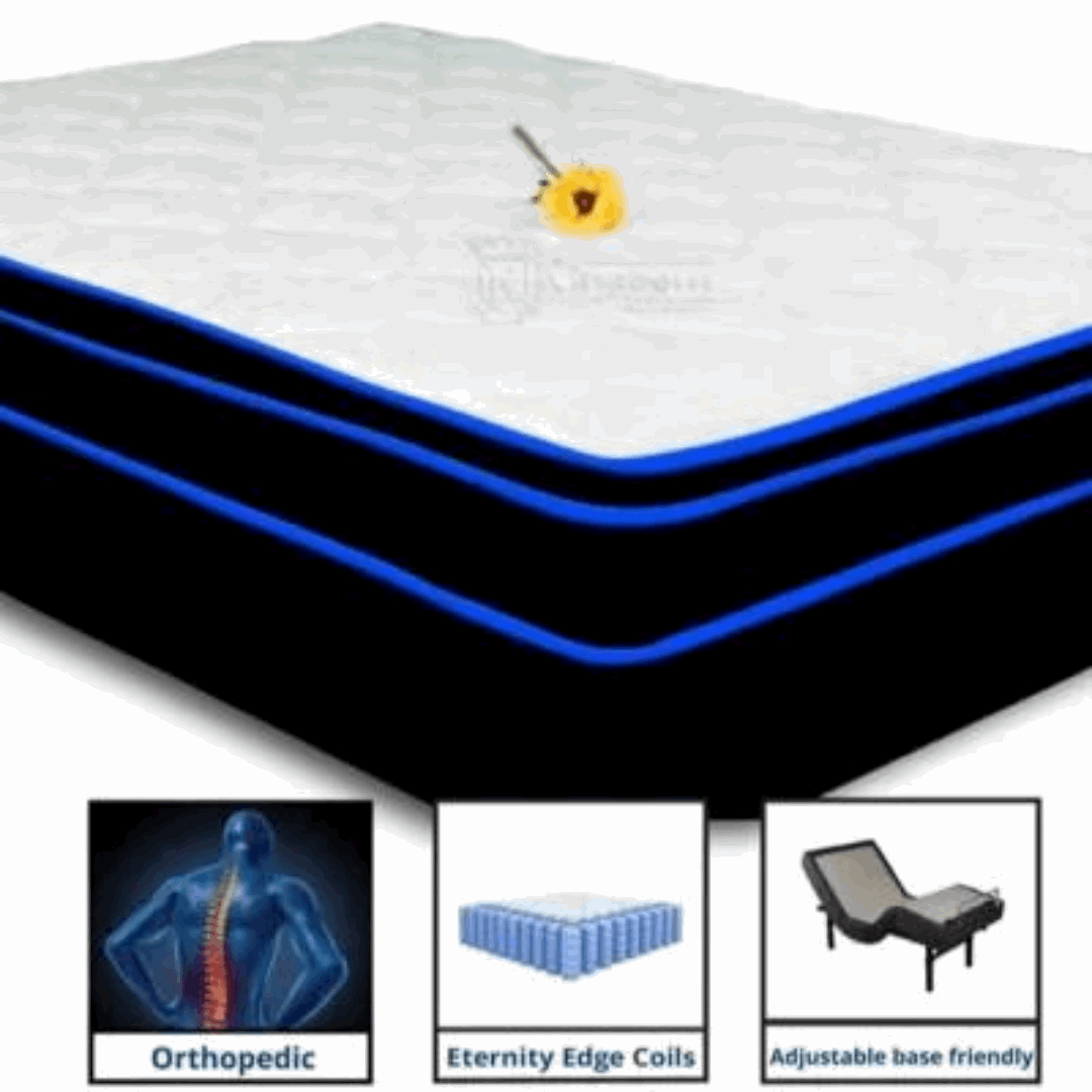 Ortho Black Pillow Top Mattress Collection Half Price Furniture