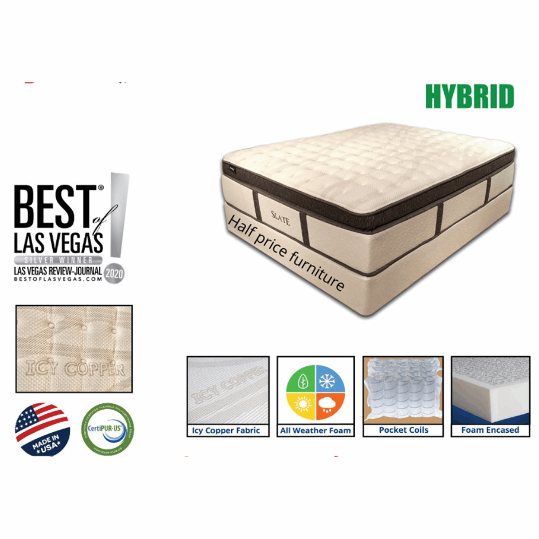 Slate Pillow Top Mattress Collection - Ultimate Comfort and Support