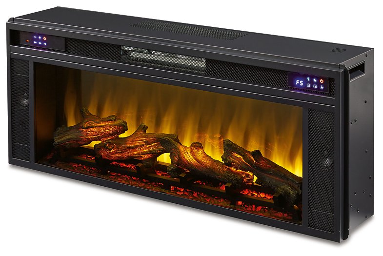 Flamory 72" TV Stand with Electric Fireplace - TV Stand - Half Price Furniture