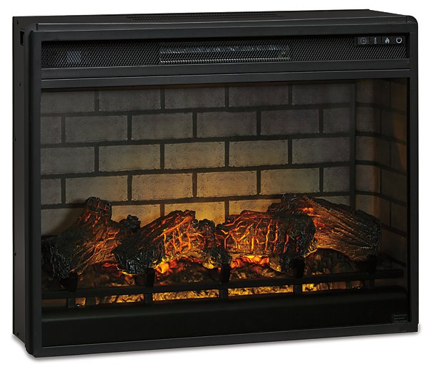 Realyn 74" TV Stand with Electric Fireplace - Half Price Furniture