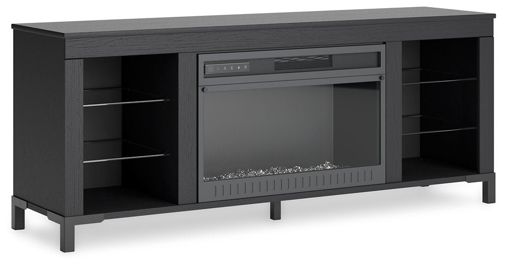 Cayberry 3-Piece Entertainment Center with Electric Fireplace  Half Price Furniture