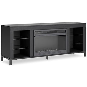 Cayberry 60" TV Stand with Electric Fireplace - Half Price Furniture