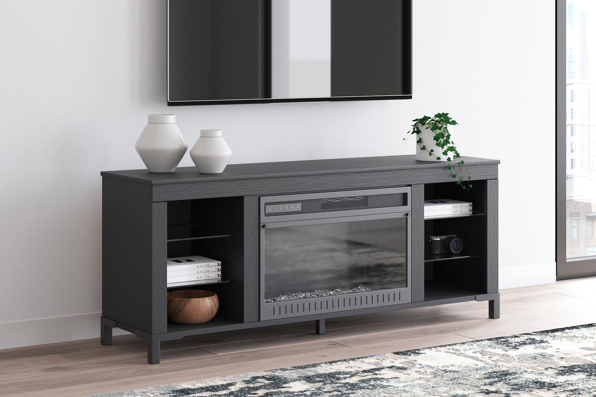 Cayberry 3-Piece Entertainment Center with Electric Fireplace  Half Price Furniture