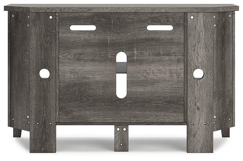 Arlenbry Corner TV Stand with Electric Fireplace - TV Stand - Half Price Furniture