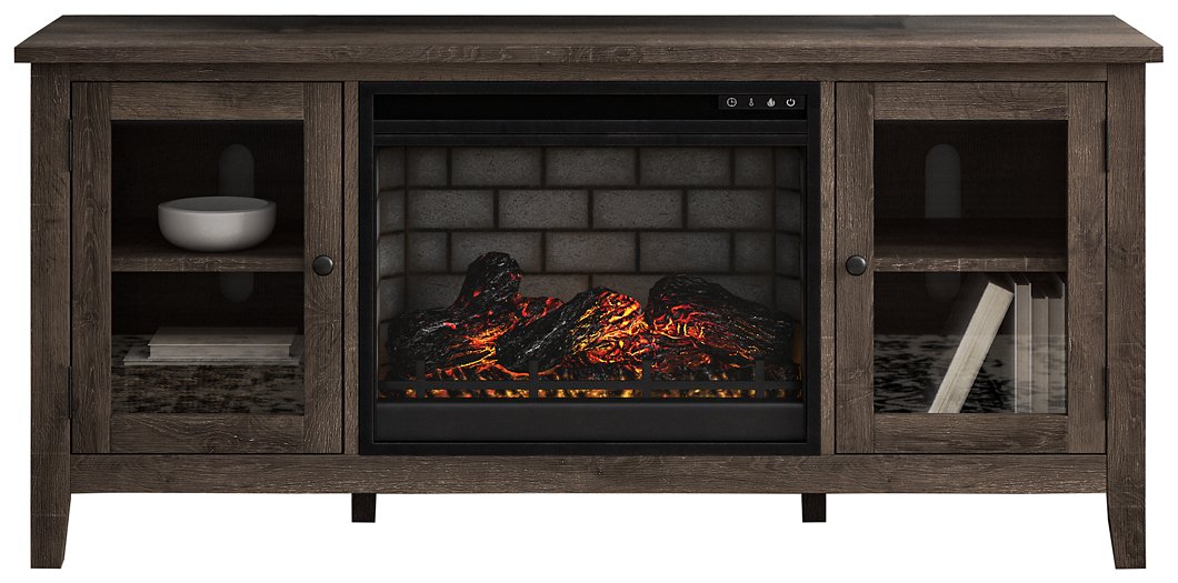 Arlenbry 60" TV Stand with Electric Fireplace Arlenbry 60" TV Stand with Electric Fireplace Half Price Furniture