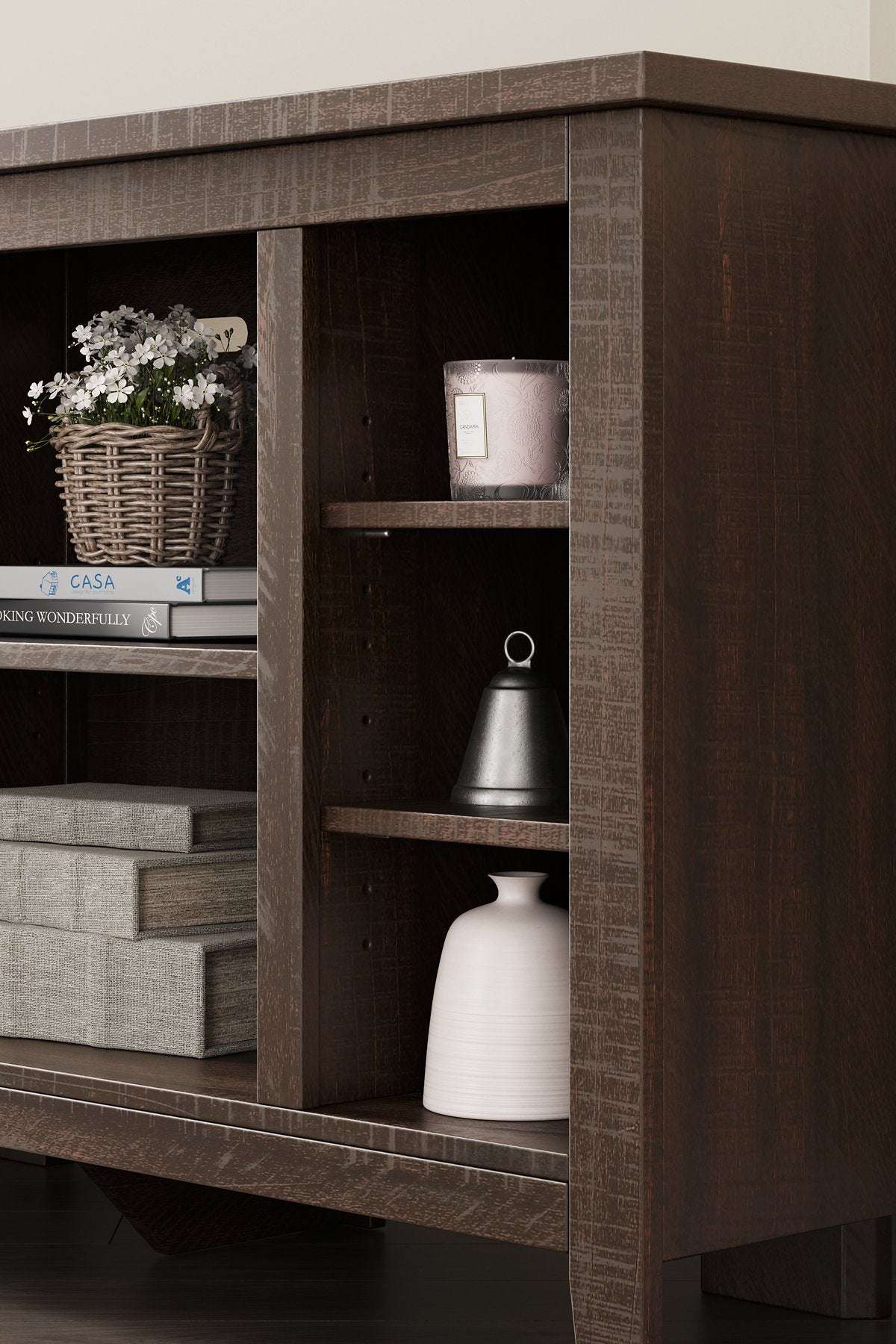 Camiburg Corner TV Stand with Electric Fireplace Half Price Furniture