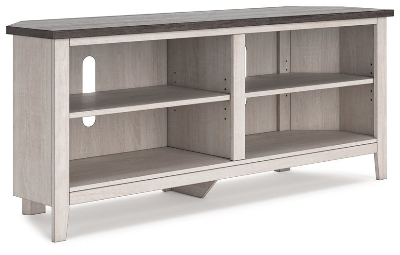 Dorrinson Corner TV Stand Half Price Furniture