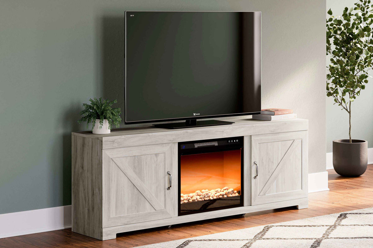Bellaby LG TV Stand - Modern Entertainment Center with Storage and Cable Management