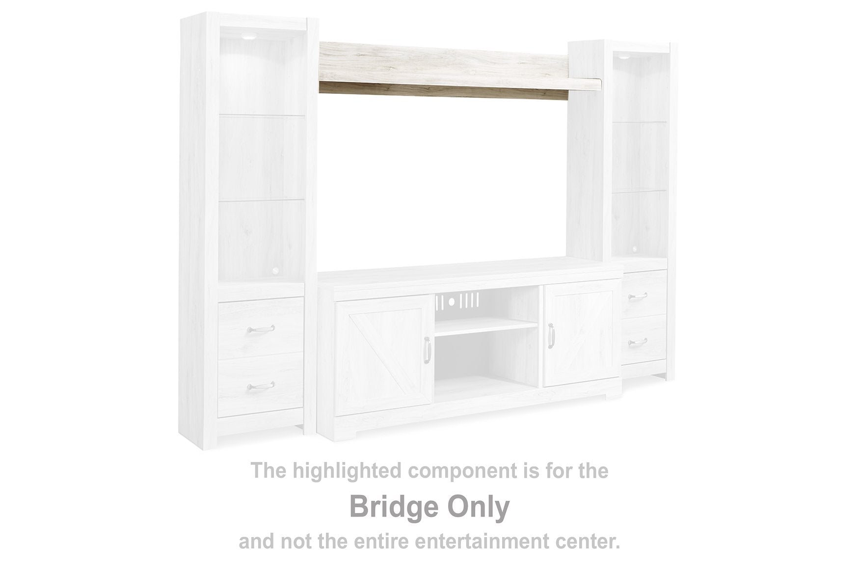 Bellaby 4-Piece Entertainment Center with Fireplace - Entertainment Center - Half Price Furniture