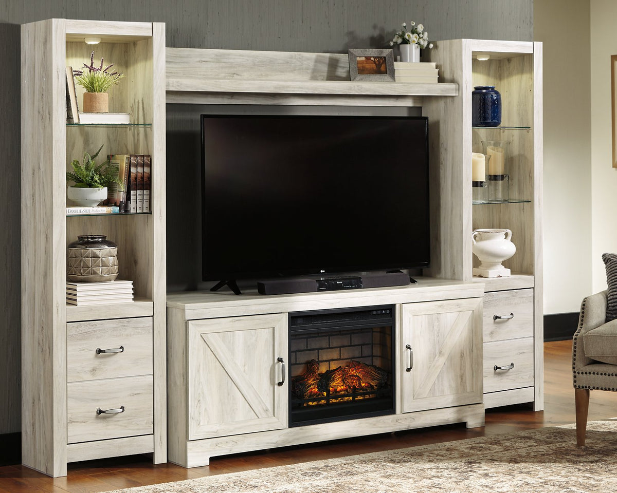 Bellaby 4-Piece Entertainment Center with Electric Fireplace - Entertainment Center - Half Price Furniture