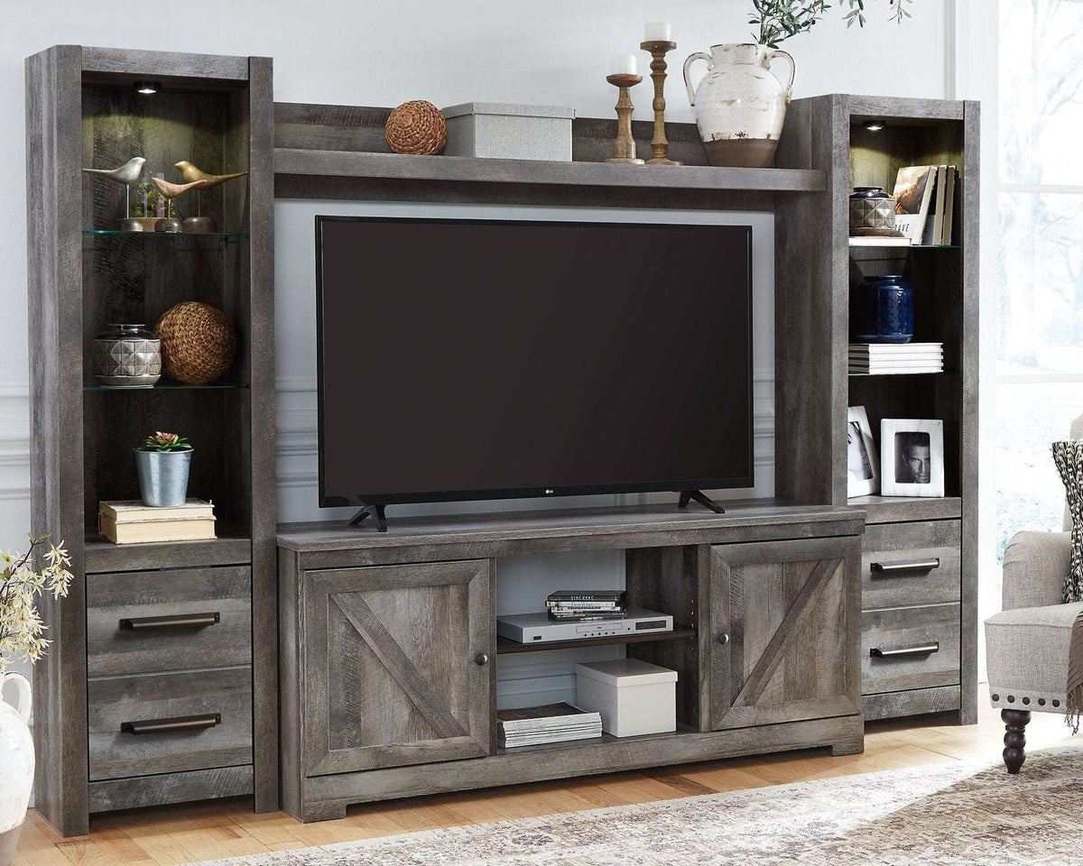 Wynnlow 4-Piece Entertainment Center Half Price Furniture
