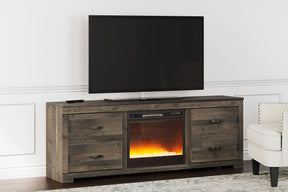 Trinell TV Stand with Electric Fireplace - Half Price Furniture