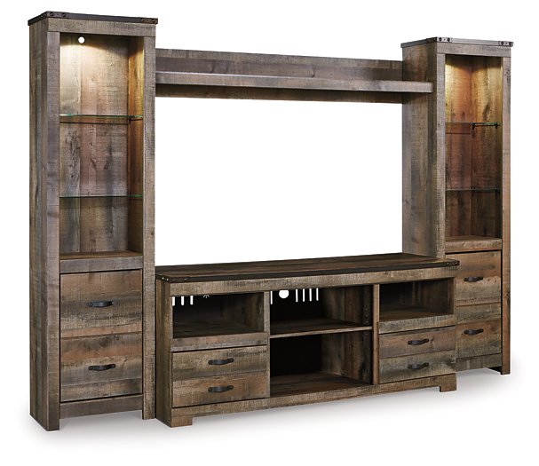 Trinell 4-Piece Entertainment Center Half Price Furniture