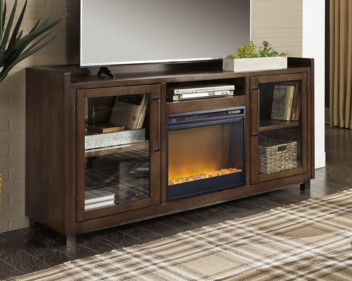 Starmore 70" TV Stand with Electric Fireplace - Half Price Furniture