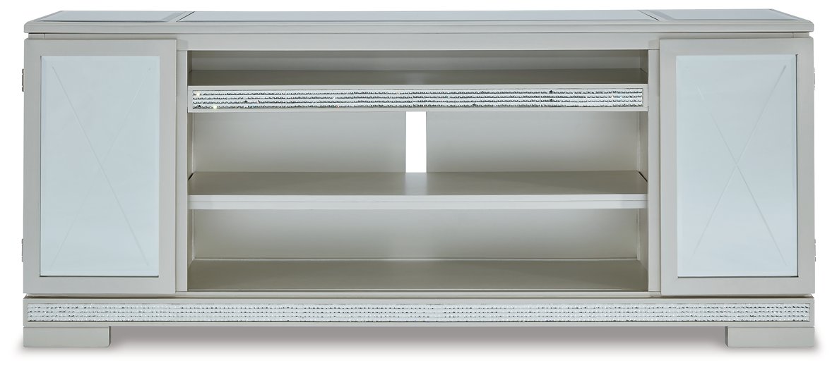 Flamory 72" TV Stand with Electric Fireplace - TV Stand - Half Price Furniture