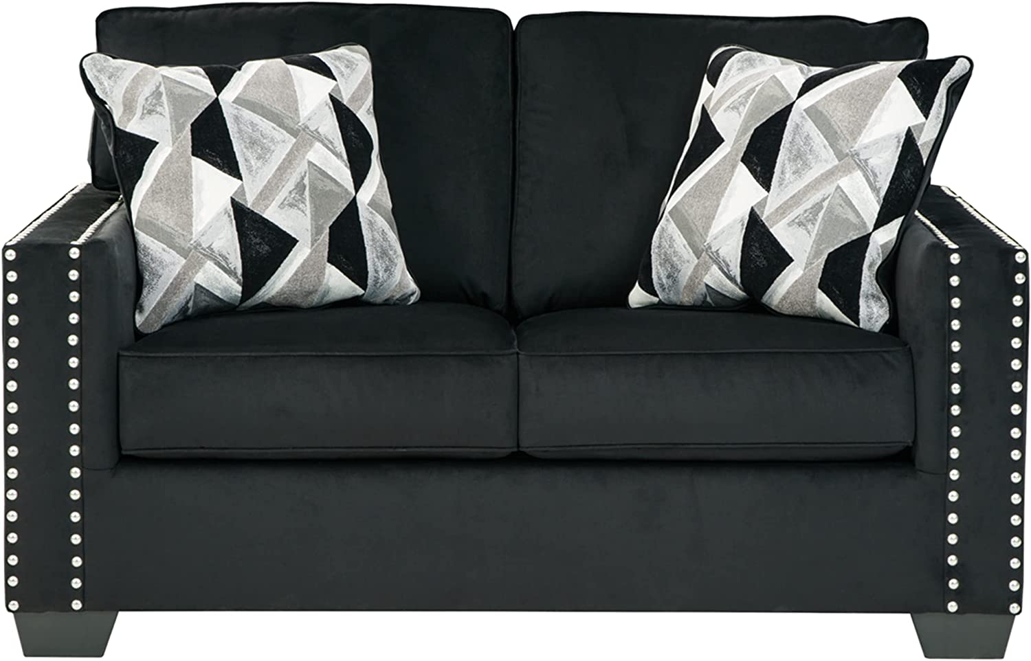Signature Design by Ashley Gleston High Style Glam Collection Contemporary Living Room Gleston Collection by Ashley Sofa & Loveseat Half Price Furniture