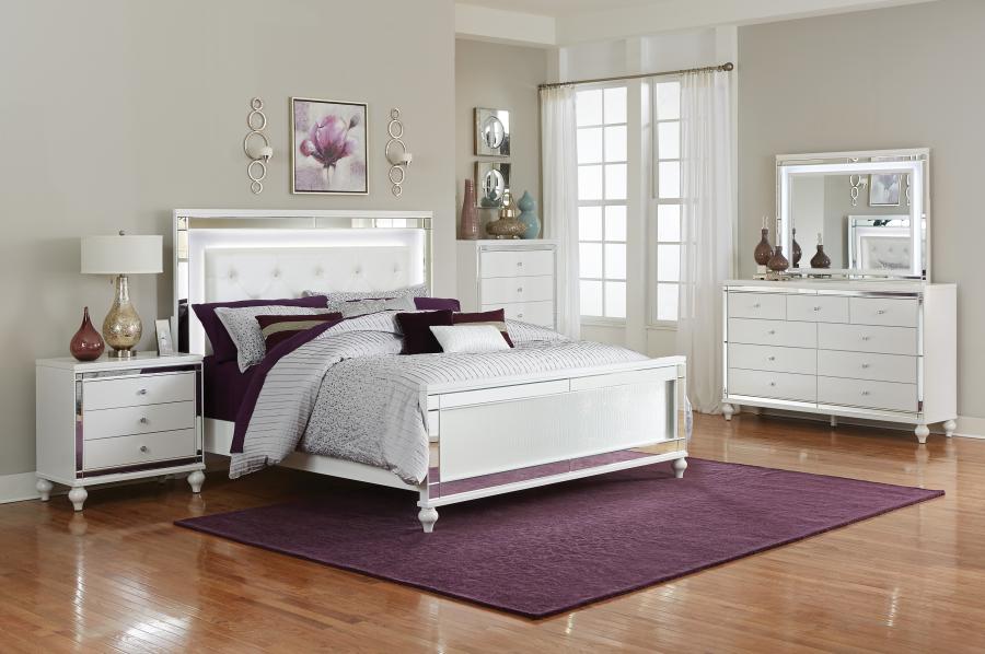 Bedroom-Alonza Collection 1845LED Bedroom-Alonza Collection Half Price Furniture