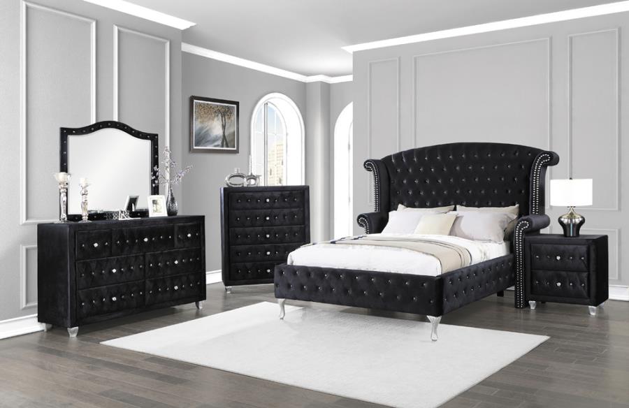 Black on sale bed set