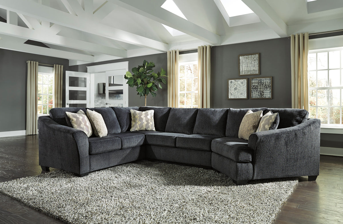 Eltmann 3-Piece Sectional with Cuddler Half Price Furniture