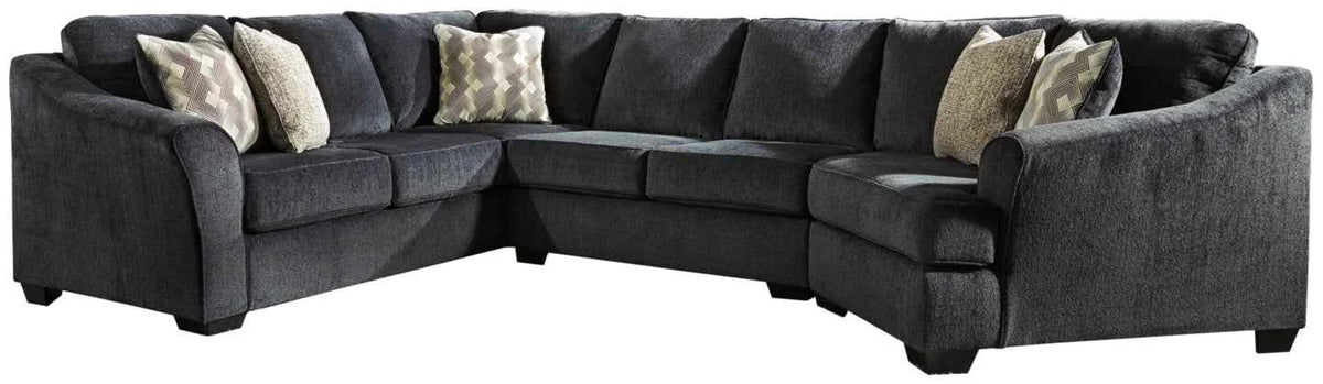 Eltmann 3-Piece Sectional Sofa with Cuddler for Maximum Comfort and Style
