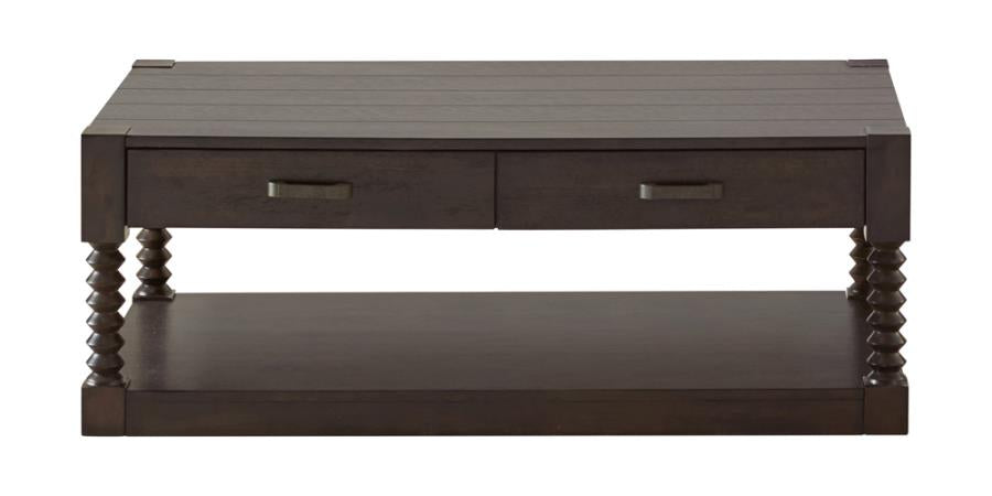 Meredith 2-drawer Coffee Table in Brown Meredith 2-drawer Coffee Table in Brown Half Price Furniture
