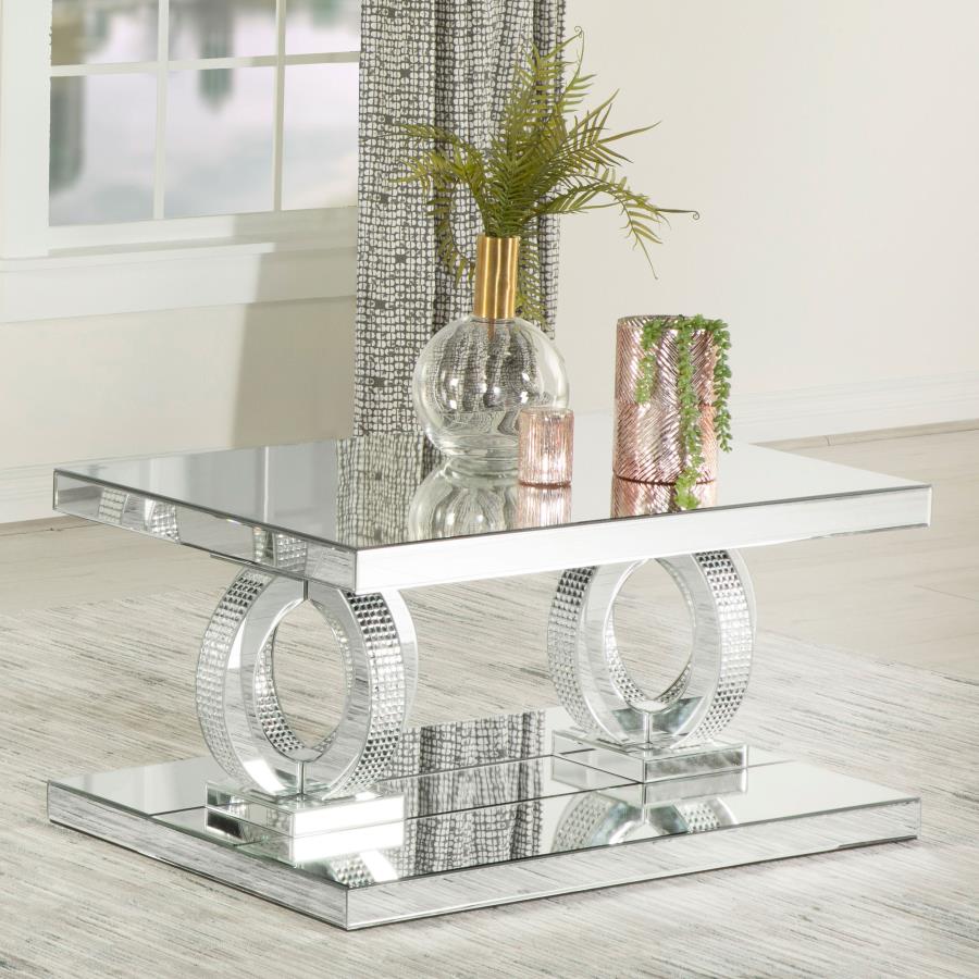 Rectangular Coffee Table Mirror Half Price Furniture