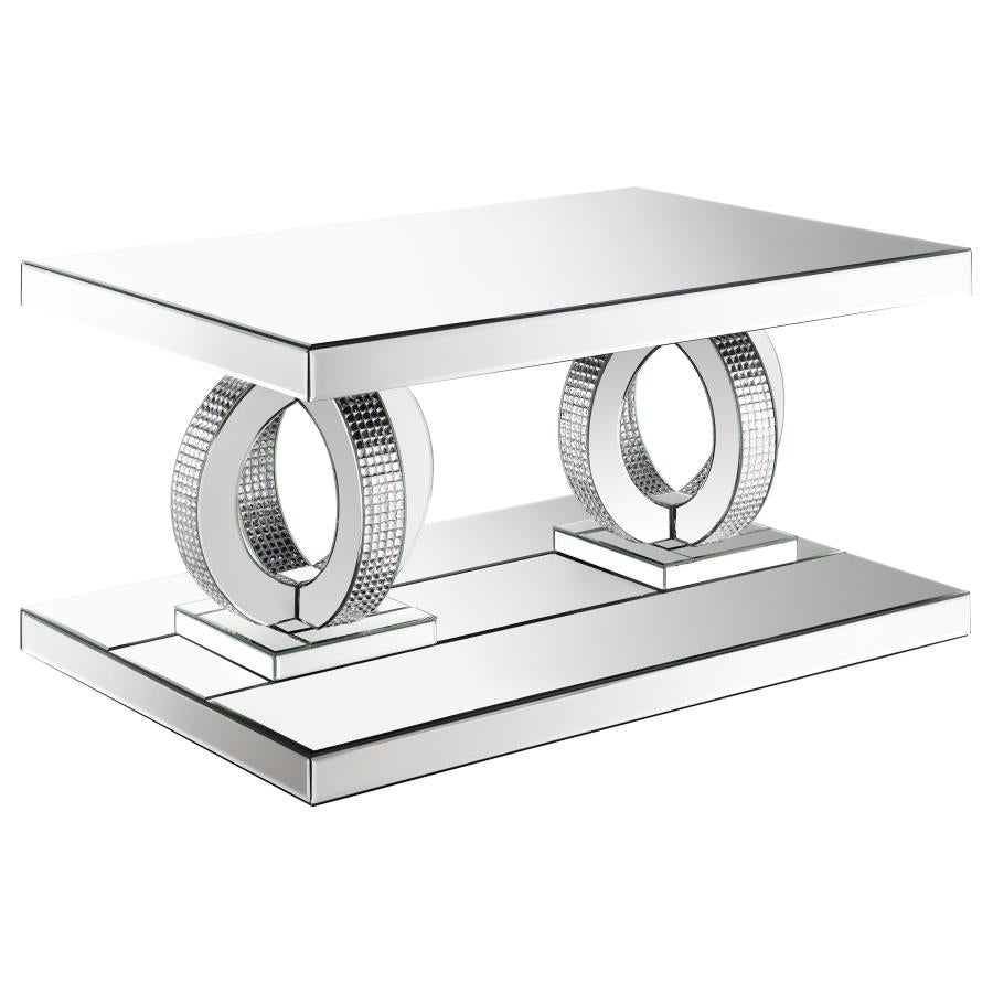 Rectangular Coffee Table Mirror Half Price Furniture