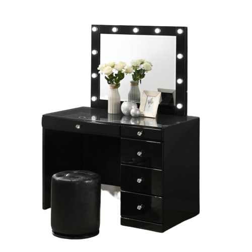 MORGAN VANITY SET WHITE MORGAN VANITY SET WHITE | vanity sets mirror Las Vegas furniture Half Price Furniture