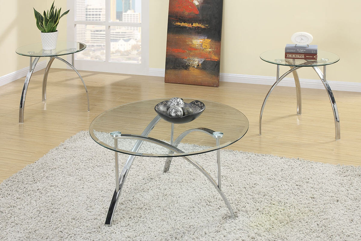 3-Pcs Coffee Table Set