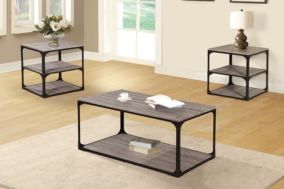 3-Pcs Coffee Table Set