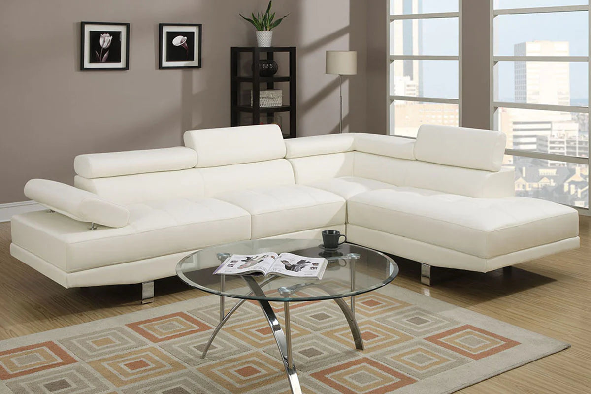 Modern Sectional in White Modern Sectional in White | Modern living rooms furniture las Vegas NV Las Vegas Furniture Stores