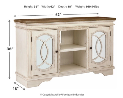 Realyn Realyn 62'' TV Stand - Las Vegas Furniture Stores