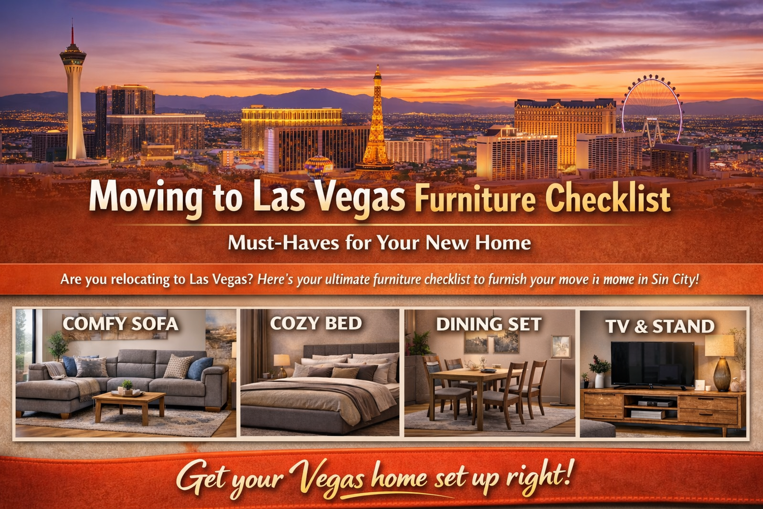 Moving to Las Vegas? Your Ultimate Furniture Checklist - Half Price Furniture