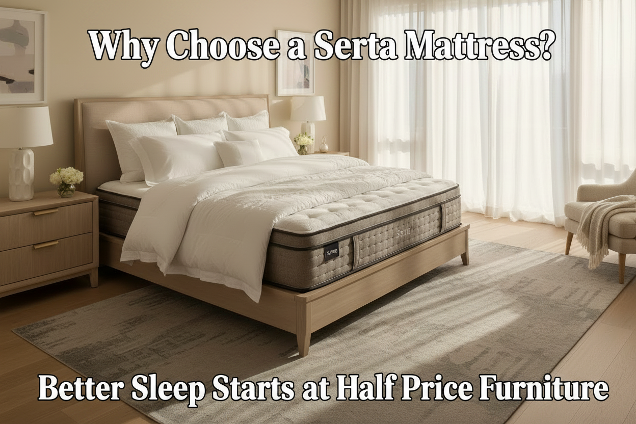 Why Choose a Serta Mattress? Better Sleep Starts at Half Price Furniture - Half Price Furniture