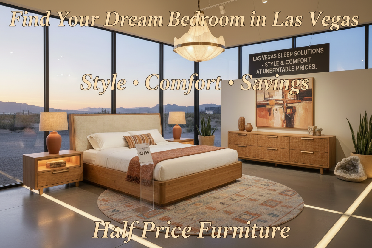 Looking for a New Bedroom in Las Vegas? Find Style, Comfort & Savings at Half Price Furniture - Half Price Furniture