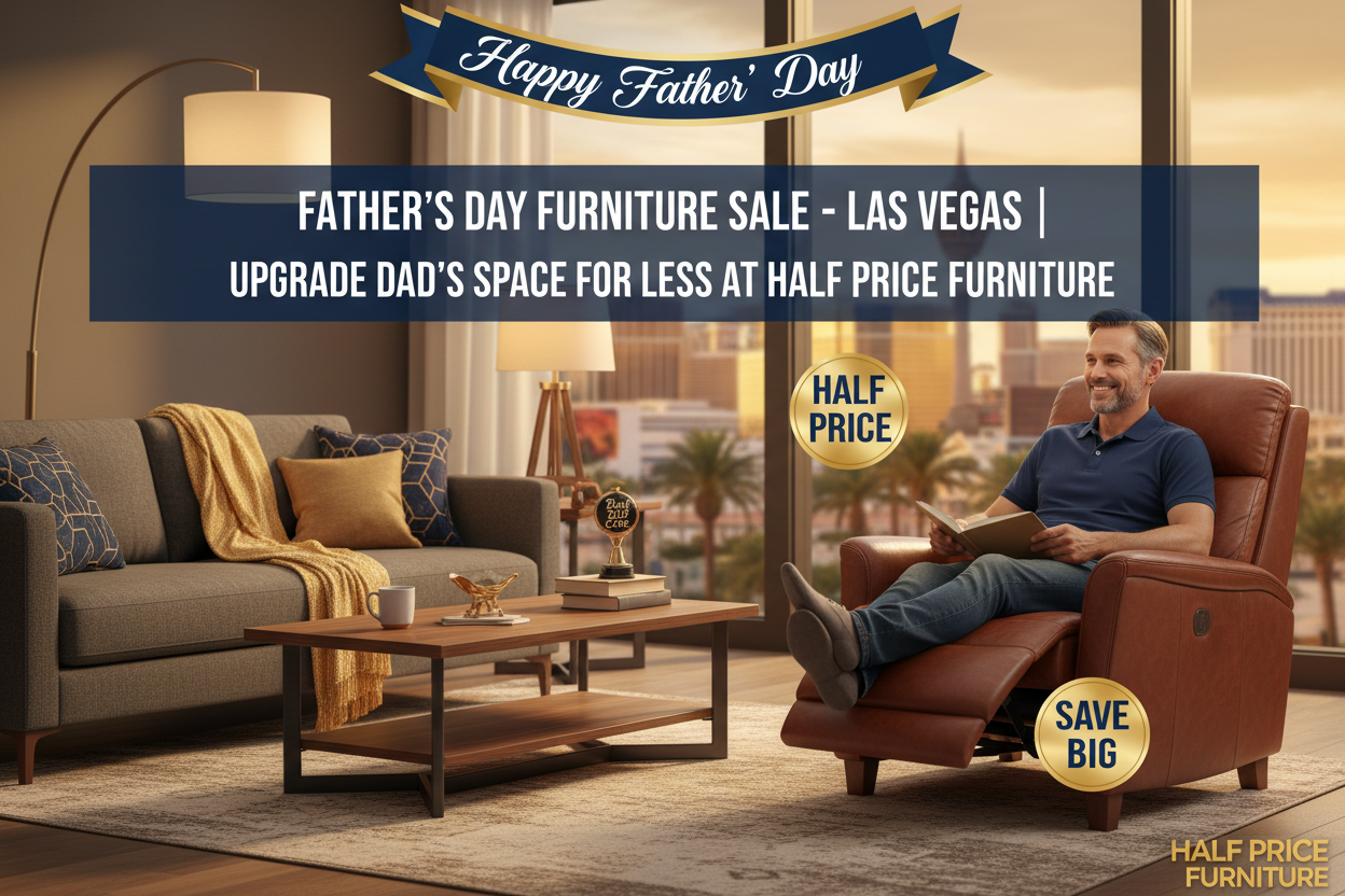 Father's Day Furniture Sale in Las Vegas | Upgrade Dad's Space for Less at Half Price Furniture - Half Price Furniture
