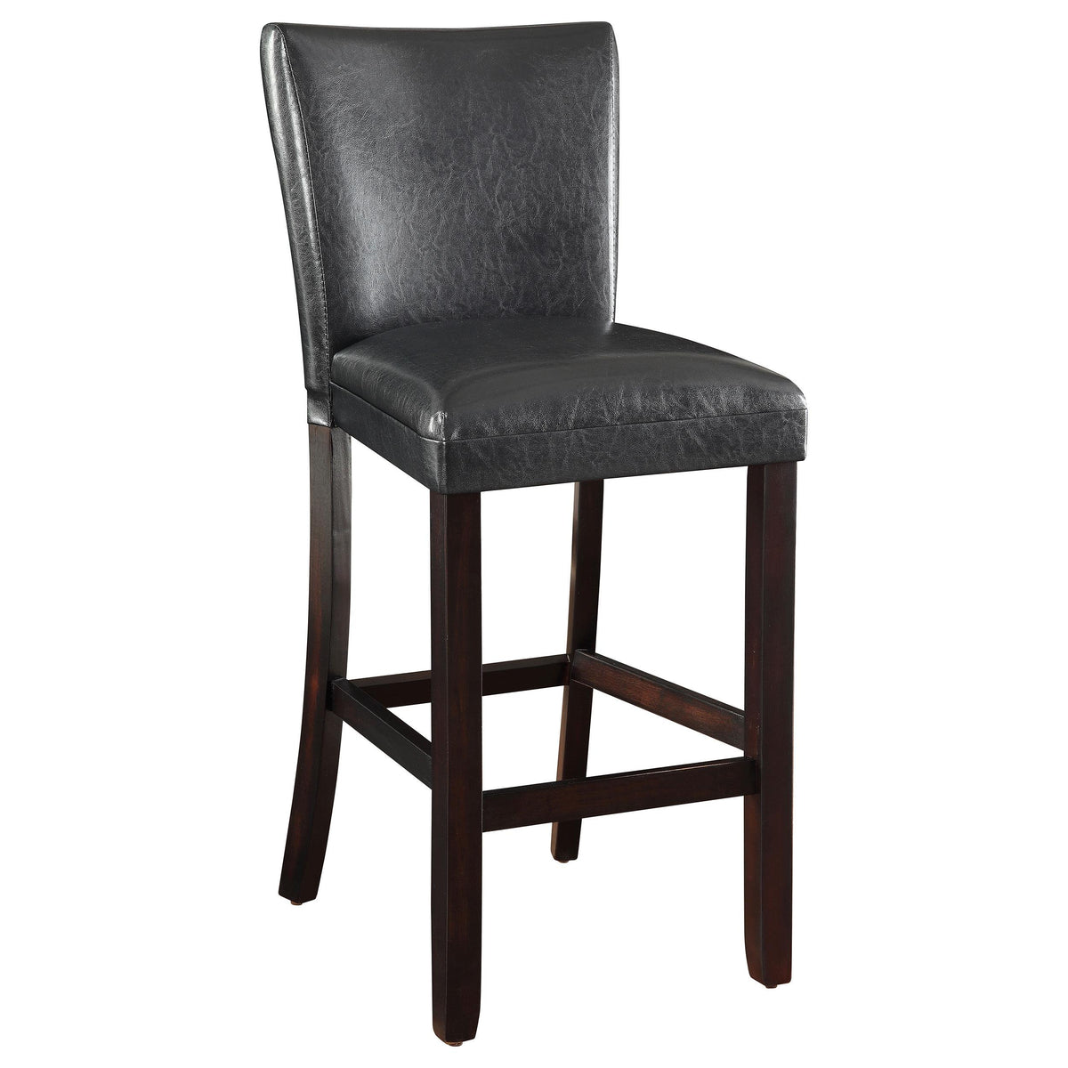 Alberton Upholstered Bar Stools Black and Cappuccino (Set of 2)  Half Price Furniture